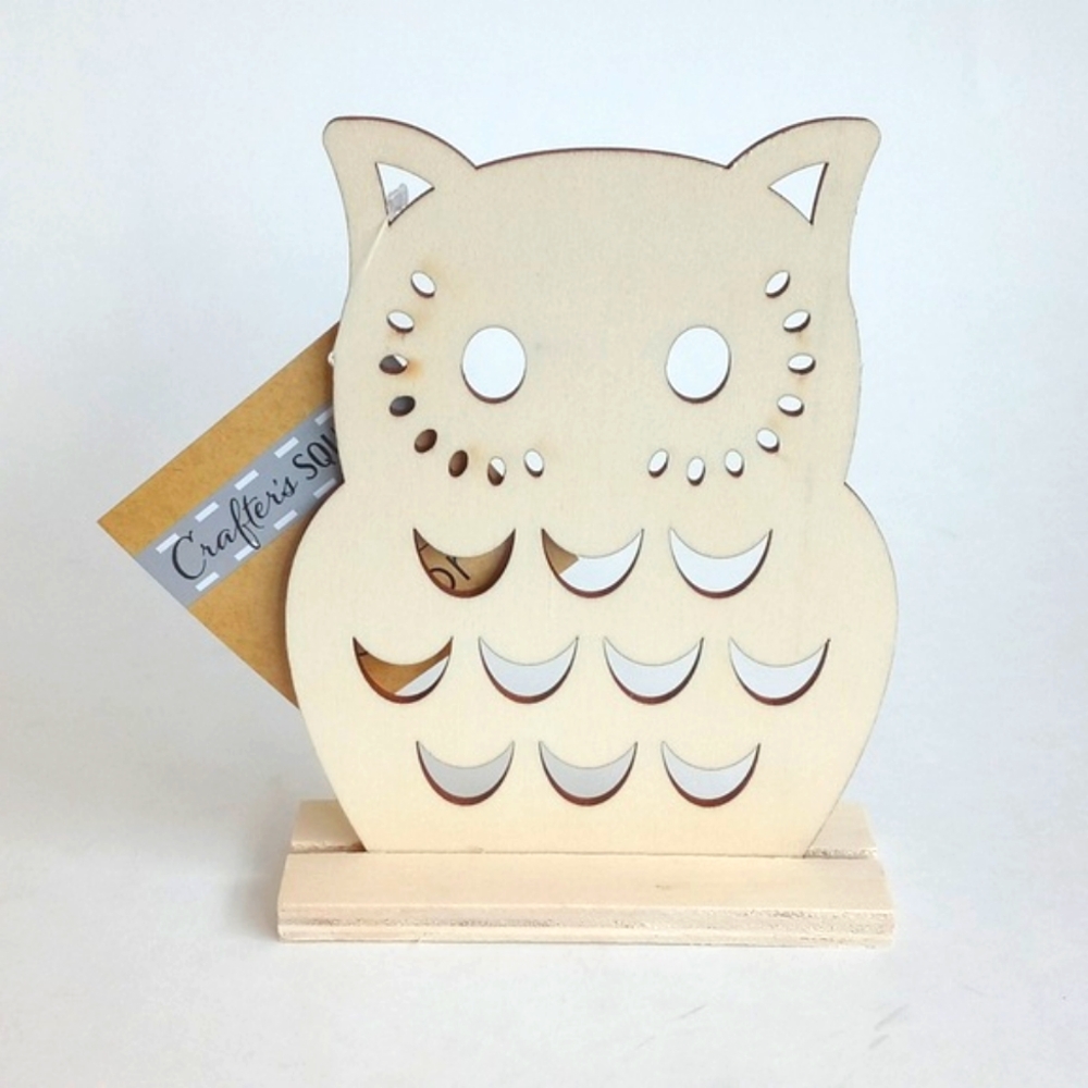 Set of 4 Crafters Corner Wooden Animals, Cross Deco Crafts for Painting Fun! - Picture 4 of 6